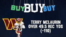 Back Terry McLaurin To Go Over 49.5 Receiving Yards Vs. Eagles