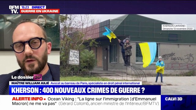 Selon Volodymyr Zelensky, la Russie a commis 400 crimes de guerre à Kherson