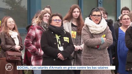 SOCIAL / Les salariés d'Armatis en grève contre les bas salaires