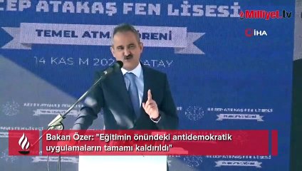 Bakan Özer açıkladı! Tüm okullara gönderildi