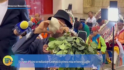 En marzo próximo se realizará en Catemaco la primera misa en honor a Lucifer