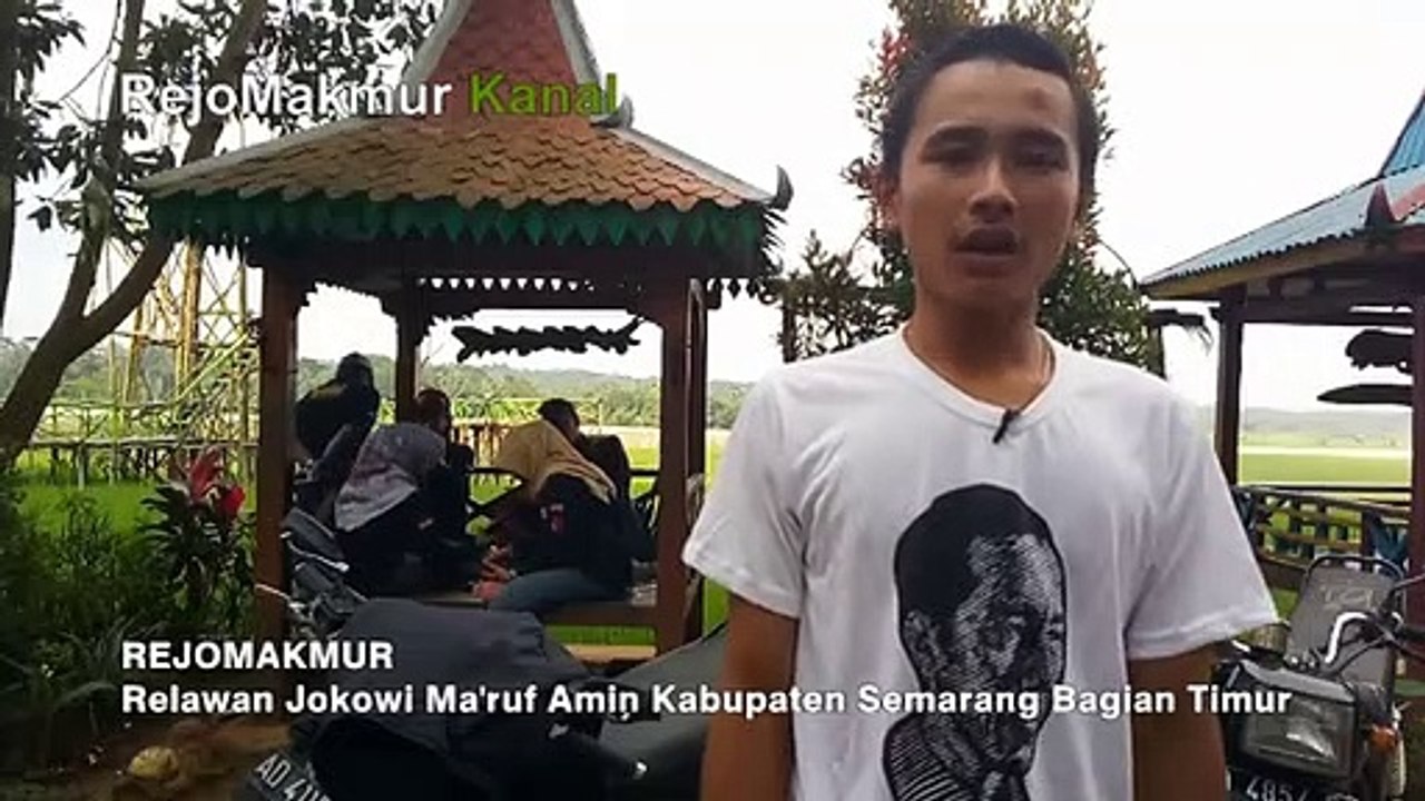Andre: Ayo Anak Muda, dukung 01 Jokowi Ma'ruf Amin pas Pilpres 2019.
