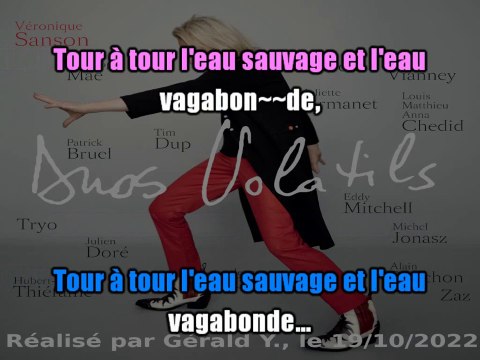 KARAOKE Véronique Sanson & Alain Souchon - Bahia