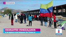 Migrantes venezolanos, en incertidumbre tras el bloqueo del Título 42