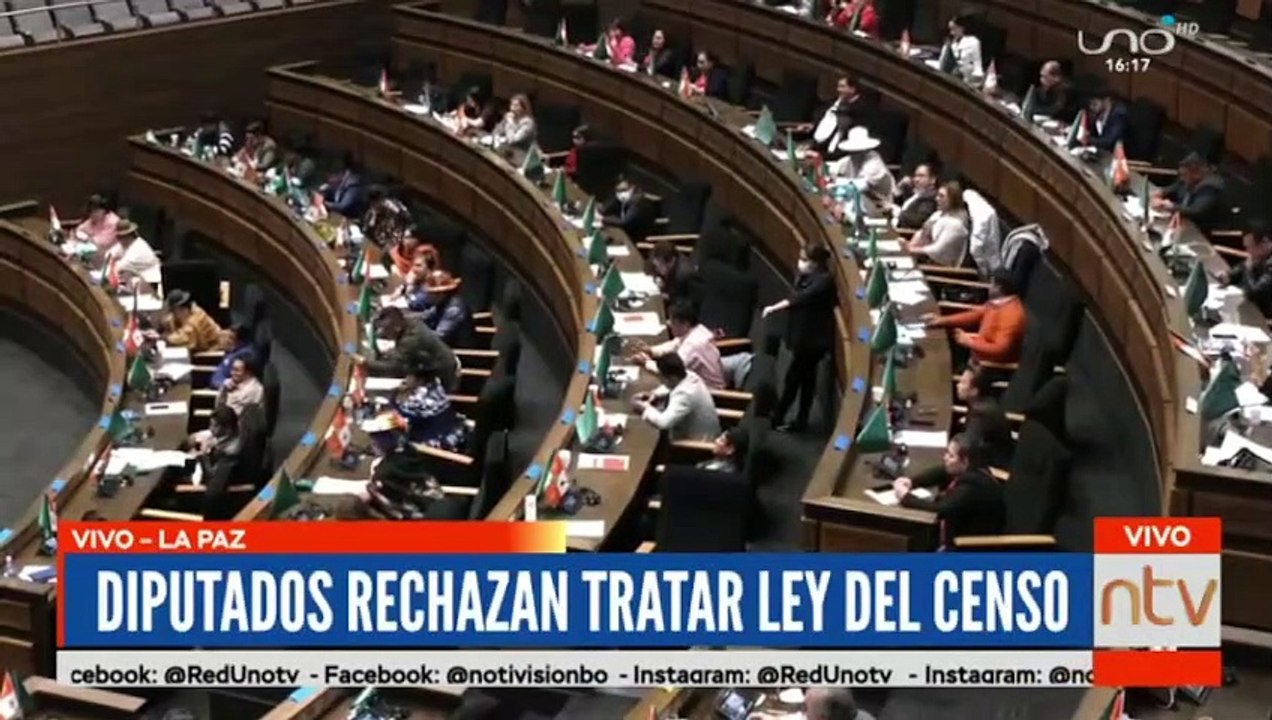 Diputados rechazan tratar con prioridad la ley del censo propuesta por CC