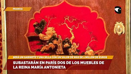 Subastarán en París dos de los muebles de la reina María Antonieta