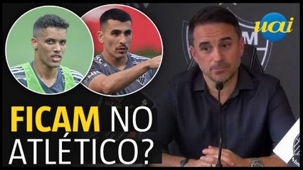 Caetano fala sobre futuro de Junior Alonso e Pedrinho