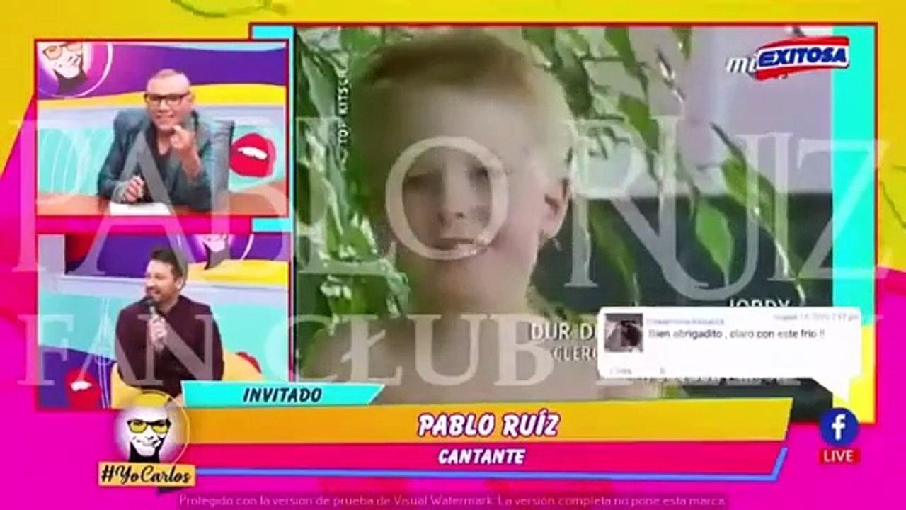 ★Pablo Ruiz★ FAN CLUB PERÚ OFICIAL- YO CARLOS(2) 14 DE AGOSTO DEL 2019 ,7PM