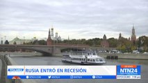 Economía rusa entra en recesión: el PIB cayó un 4% en el tercer trimestre del año