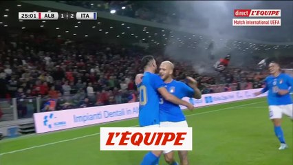 Les buts d'Albanie-Italie - Foot - Amical