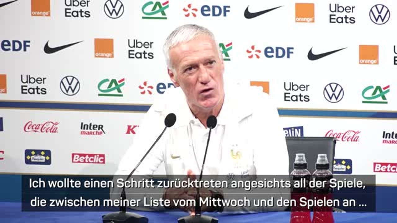 Deschamps zu thuram: "wollte eine option haben"