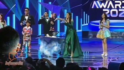 FAREL PRAYOGA MENGHIBUR ANAK RAFFI AHMAD SI CIPUNG SCTV AWARDS 2022 Infomedia Post