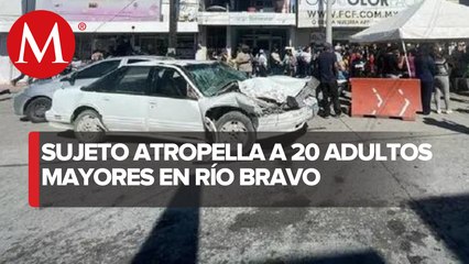 Atropellan a adultos mayores al intentar cobrar su pensión en Río Bravo