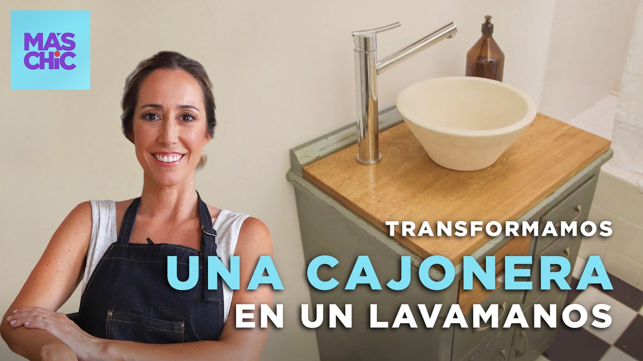 De CAJONERA a LAVAMANOS| La recicladora de Muebles con Eugenia Zavaroni | Mas Chic