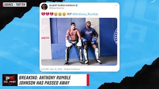 BREAKING Anthony Rumble Johnson has passed away, MMA Community reacts