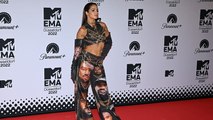 Israeli singer Noa Kirel wears outfit with Kanye West’s face on at MTV EMAs