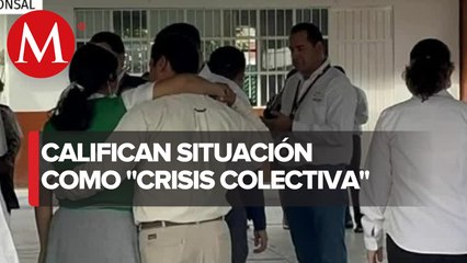 Atienden a estudiantes por posible intoxicación en Telesecundaria de Veracruz