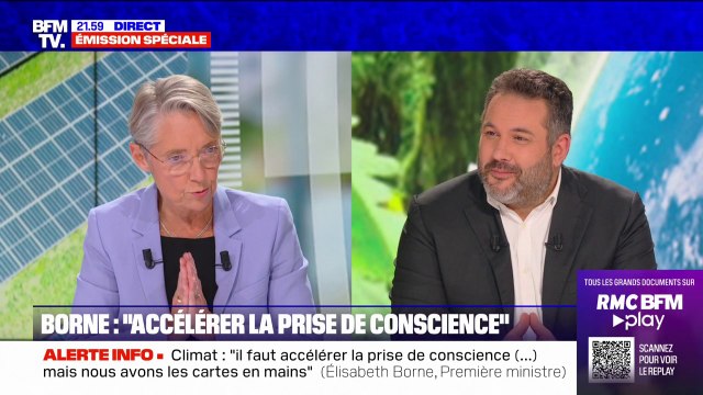 Climat: pour Elisabeth Borne, la transition écologique appelle des mesures fortes et radicales