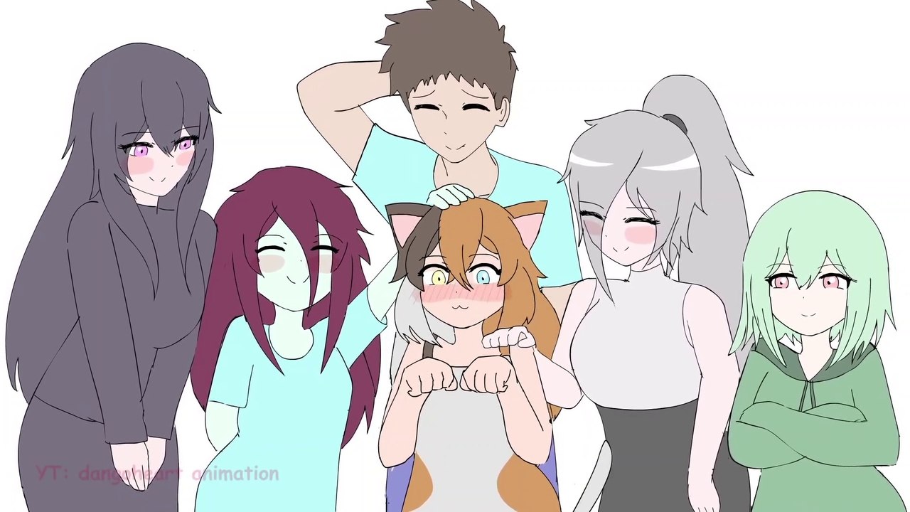 Cat's head pat Minecraft anime ep 5