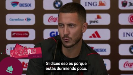 Primer día con Bélgica, primer recado de Hazard a Ancelotti
