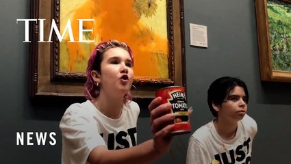 Why Climate Protesters Are Throwing Food at Art