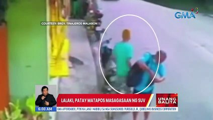 Lalaki, patay matapos masagasaan ng SUV | UB