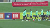 Neymar misses first Brazil training ahead of World Cup
