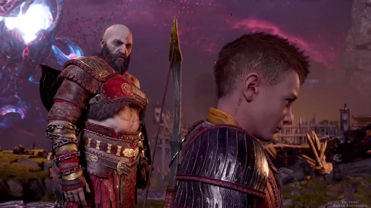 God of War 5 Ragnarok - Kratos Creates Ragnarok Scene PS5 (Destruction of Asgard) 4K 60 FPS