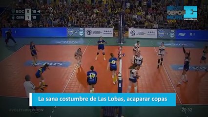 La sana costumbre de Las Lobas, acaparar copas