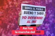 Así fue la marcha del INE