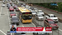 Road works sa NCR, suspendido muna hanggang Jan. 6, 2023 --MMDA | UB