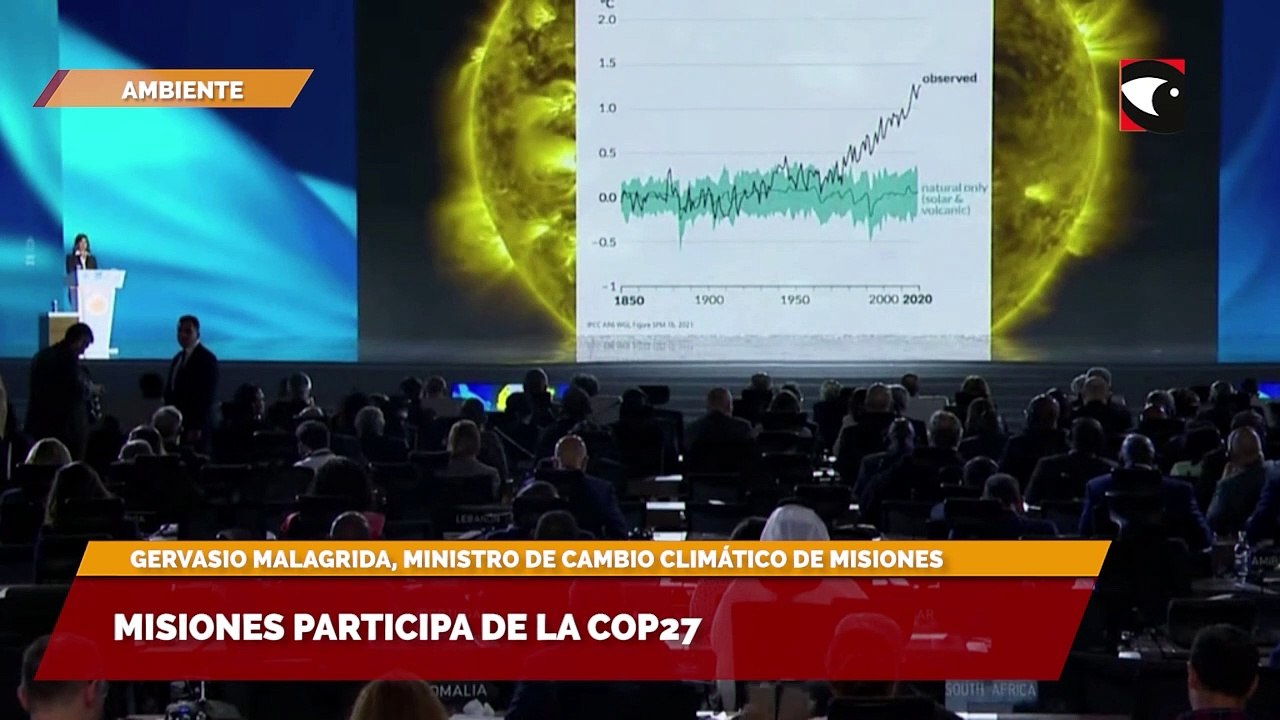 Misiones participa de la Cop27
