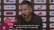 Hazard wants Belgium fans to 'count on their captain' at the World Cup