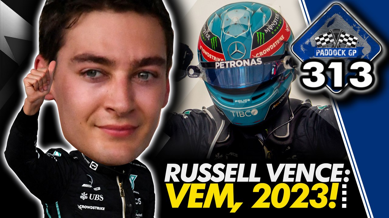 RUSSELL VENCE EM SP,  RED BULL VÊ GUERRA ENTRE VERSTAPPEN x PÉREZ | Paddock GP #313