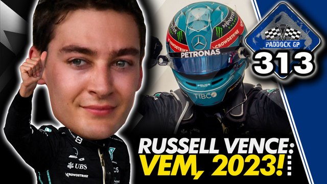 RUSSELL VENCE EM SP, RED BULL VÊ GUERRA ENTRE VERSTAPPEN x PÉREZ | Paddock GP #313