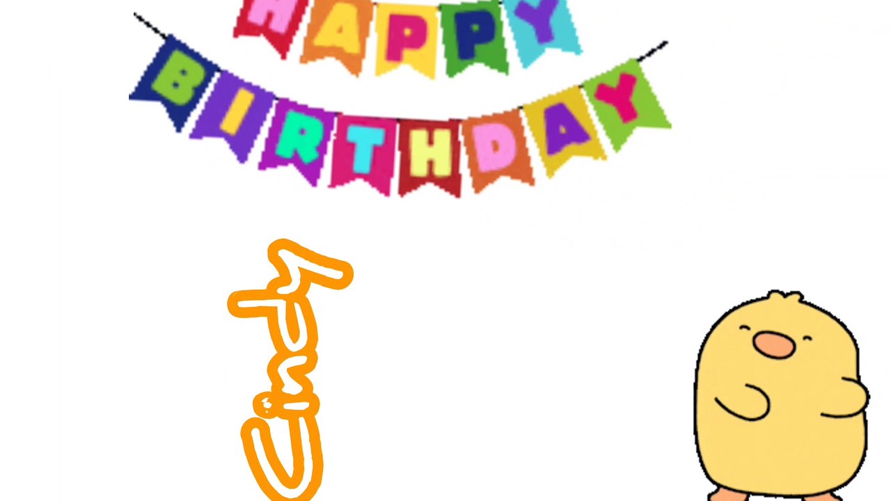Cindy birthday song