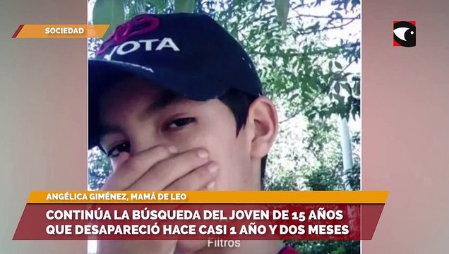 Continúa la búsqueda del joven de 15 años que desapareció hace casi 1 año y dos meses