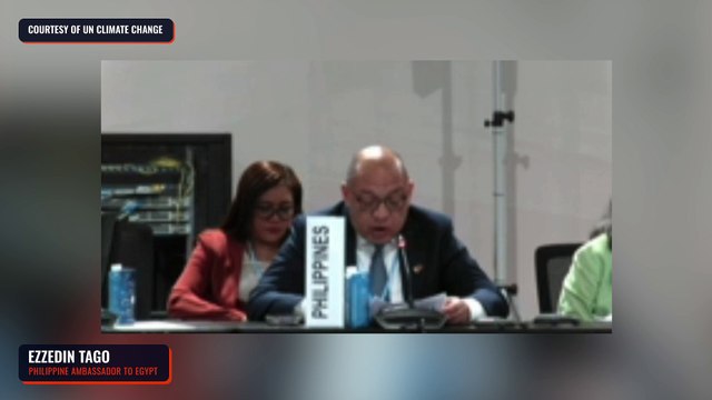 Egypt ambassador Ezzedin Tago speaks at #COP27