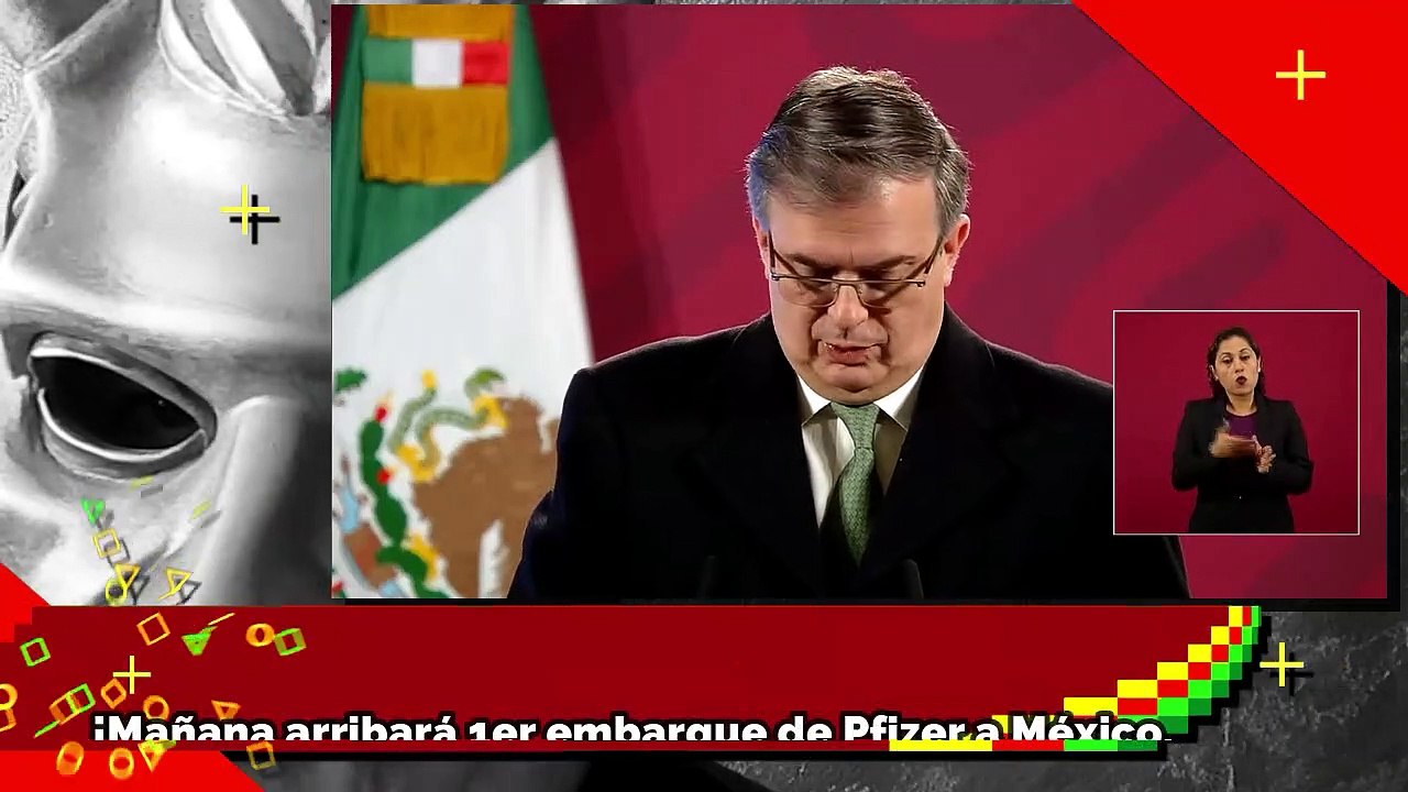 ¡Mañana llega 1er embarque de Pfizer a México, aplicación de vacuna será universal y gratuita!: AMLO