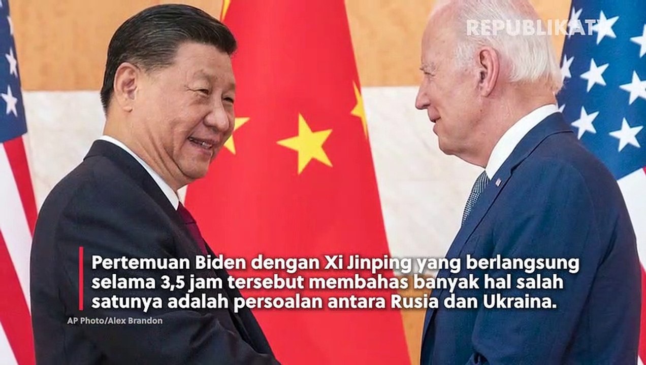 Bertemu Xi Jinping, Joe Biden Sepakat Tolak Penggunaan Senjata Nuklir