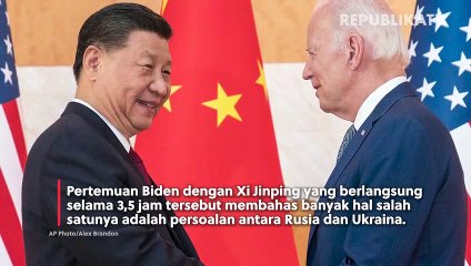 Bertemu Xi Jinping, Joe Biden Sepakat Tolak Penggunaan Senjata Nuklir