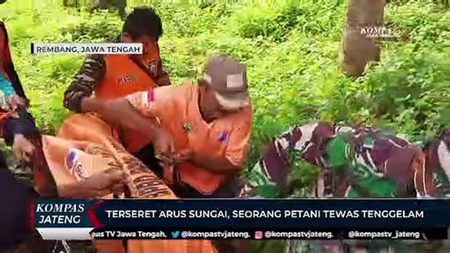 Terseret Arus Sungai, Seorang Petani di Rembang Tewas Tenggelam