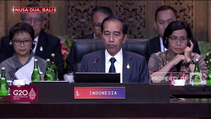 Presiden Jokowi Resmi Buka KTT G20 di Bali