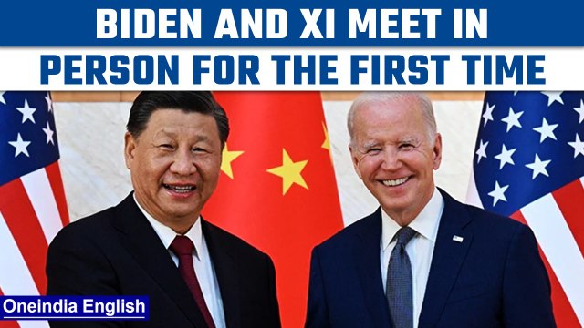 Joe Biden and Xi Jinping meet during G20 summit in Bali | China-US relations | Oneindia News*News