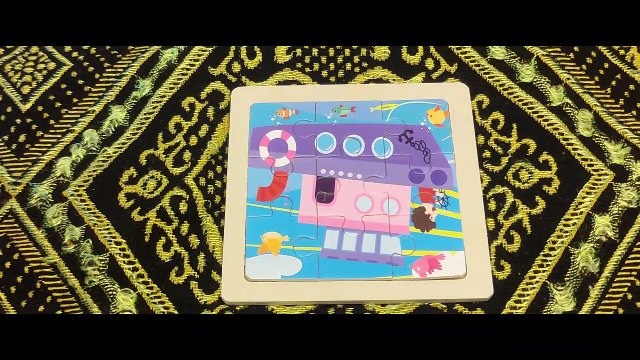 Play & Learn to Arrange Picture Puzzle Fish, ducks, chickens, elephants, pandas, tigers, giraffes, snails, bees, etc.