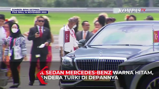 Presiden Turki Erdogan Pakai Mobil Antipeluru dan Tahan Bom Selama KTT G20 Bali