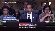 'We must end the war': Indonesian president speaks at G20
