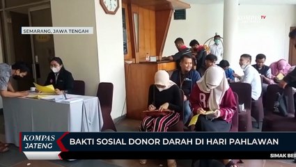 Bakti Sosial Donor Darah di Hari Pahlawan