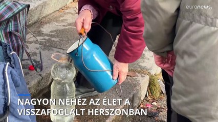 Herszonban továbbra is alig van áram, vezetékes víz és fűtés