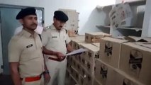 ट्रक में जनरेटर के खोखे में भरी थी 35 लाख रुपए की शराब, जब्त